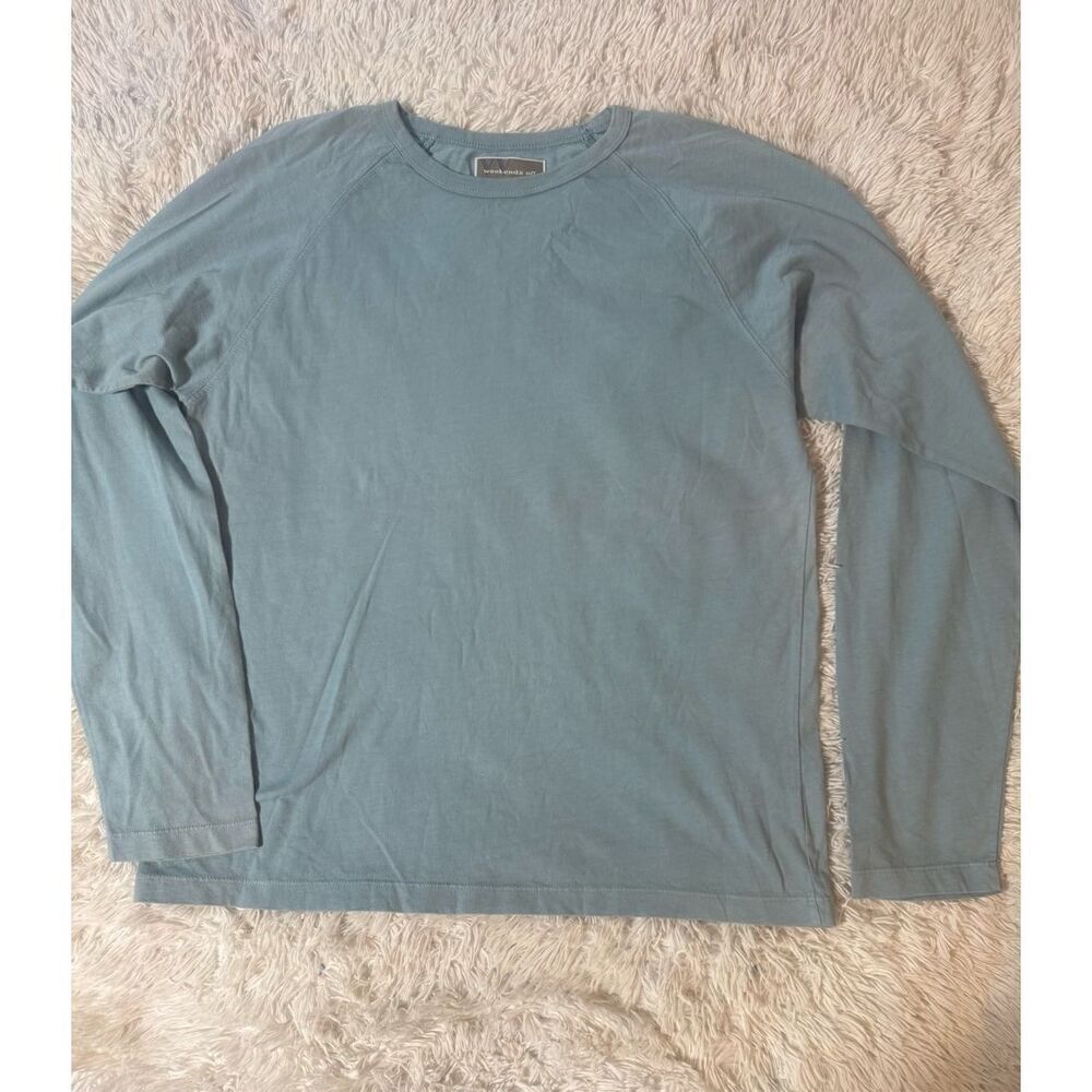 Weekendz off crew neck long sleeve tee t shirt M